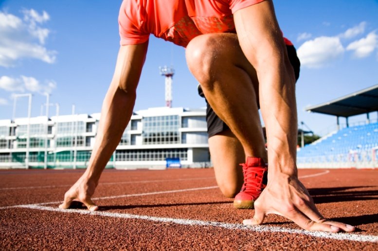 Runner in Crouched stance